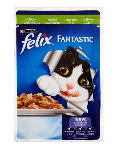 FELIX  Fantastic nyúllal aszpikban 100g
