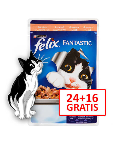 FELIX Fantastic lazaccal 100g 24 + 16 ajándék