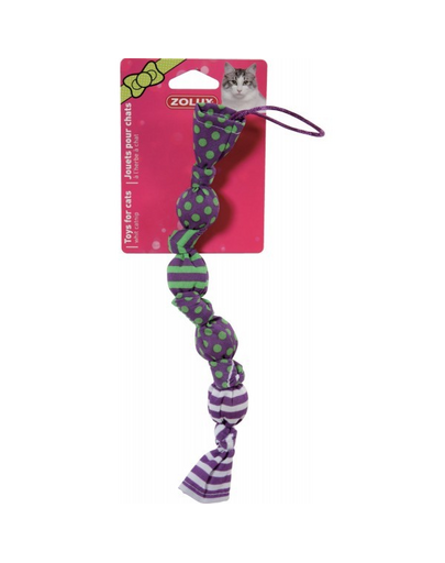 ZOLUX Játék Candy Toys "Cukros kígyó" macskamentával és csengővel