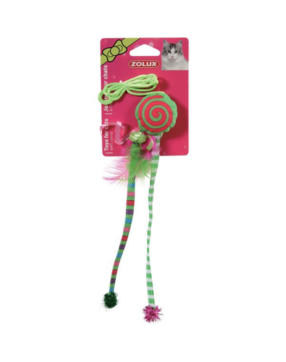 ZOLUX Játék Candy Toys "Polip" macskamentával és csörgővel, zöld