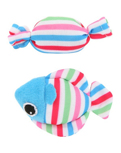 ZOLUX Játék Candy Toys "Halacska és cukorka" macskamentával, kék