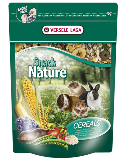 VERSELE-LAGA Snack Nature Cereals 500 g gabona pehely, pörkölt gabonafélék és gyümölcs