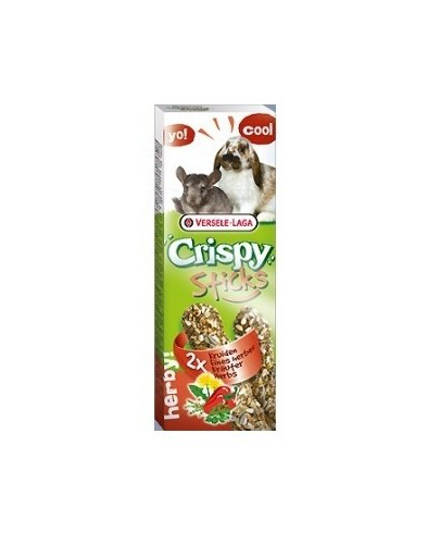 VERSELE-LAGA Crispy Stick Rabbits-Chinchillas Herbs 70 g  Gyógynövényes rudacska