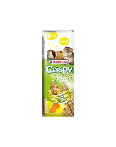 VERSELE-LAGA Crispy Stick Guinea Pigs-Chinchillas Citrus Fruit 70 g rudacska