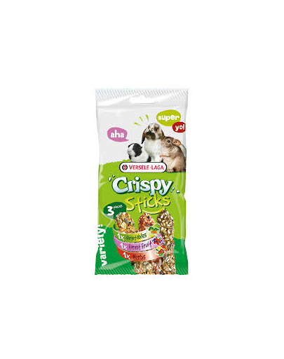 VERSELE-LAGA Crispy Sticks Herbivores Triple Variety Pack 165 g 3 rudacska
