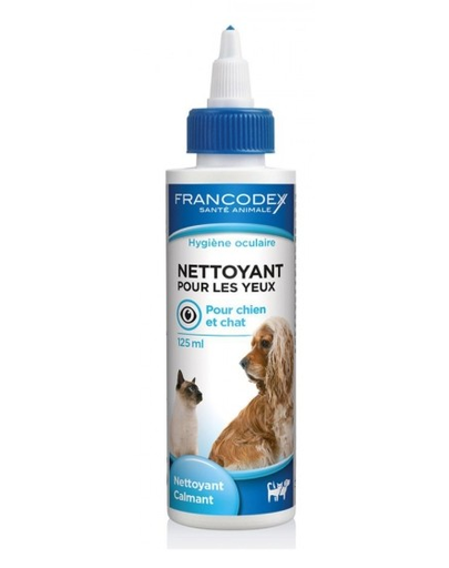 FRANCODEX Folyadék szem tisztításhoz kutyáknak és macskáknak 125 ml