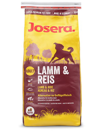 JOSERA Lamb - Rice 15 kg finom bárányhússal
