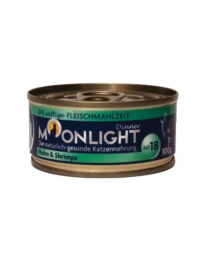 MOONLIGHT DINNER 18 csirke, máj és garnélarák 100 g