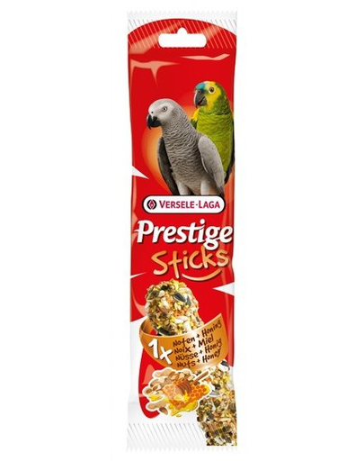 VERSELE-LAGA Prestige Stick Big Parakeets Nuts-Honey 70 g - Diós-mézes rudacska közepes papagájoknak