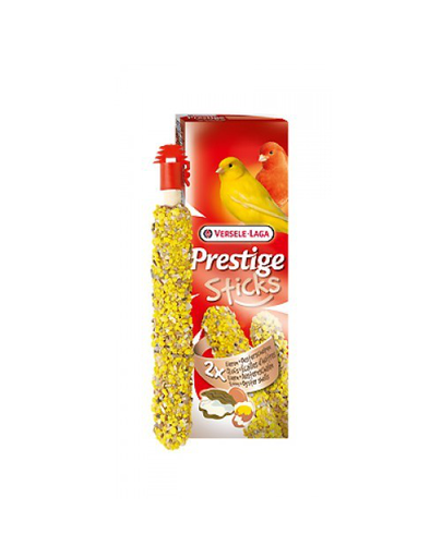 VERSELE-LAGA Prestige Sticks Canaries Eggs-Oystershells 60 g - tojásos-mészköves rudacska kanáriknak