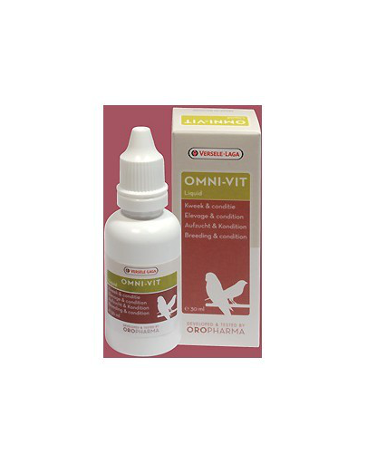 VERSELE-LAGA Omni-Vit Liquid - Vitamin készítmény kondícióra madaraknak 30ml