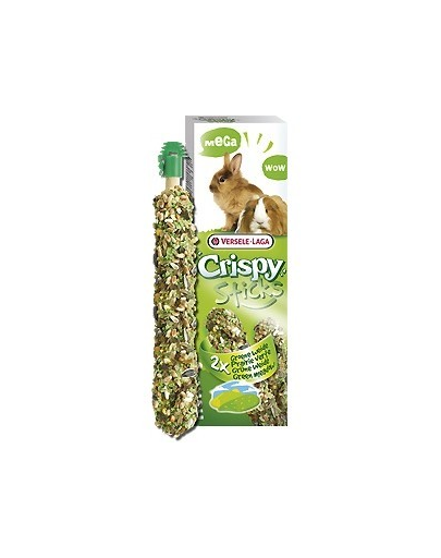 VERSELE-LAGA Mega Stick Rabbits-Guinea Pigs Green Meadow 70 g - Mega Rudacska "zöld rét" nyulaknak és tengeri malacoknak