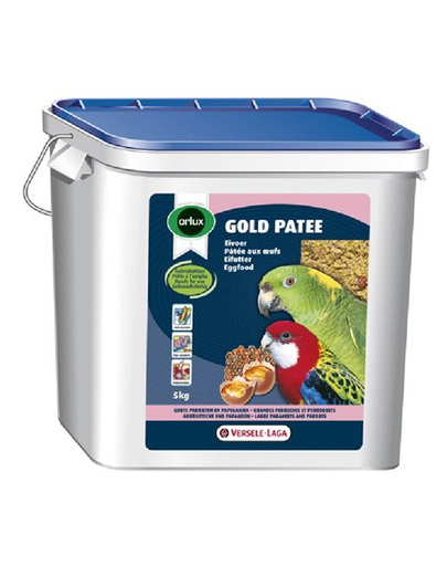 VERSELE-LAGA Gold Patee Large Parakeets And Parrots 5 kg - Tojásos eledel közepes és nagy méretű papagájoknak