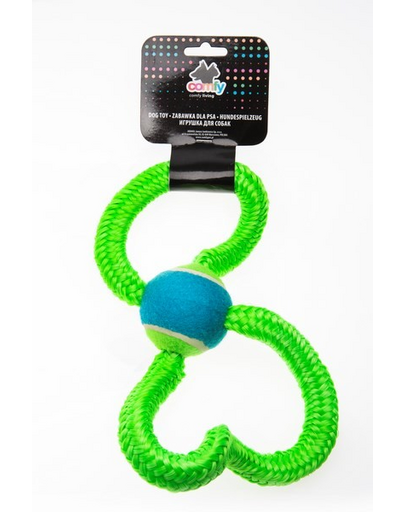 COMFY Játék Gummy kötél labdával 26Cm