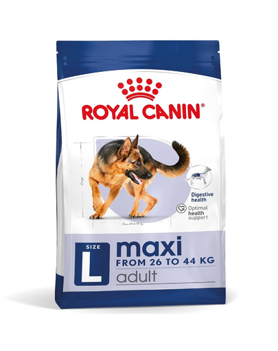 ROYAL CANIN Maxi Adult  szárazeledel felnőtt kutyáknak, 5 éves korig, nagytestű fajtáknak 15 kg