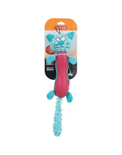 ZOLUX Plüss játék kutyáknak gumival 44,5 cm szín kék, hanggal