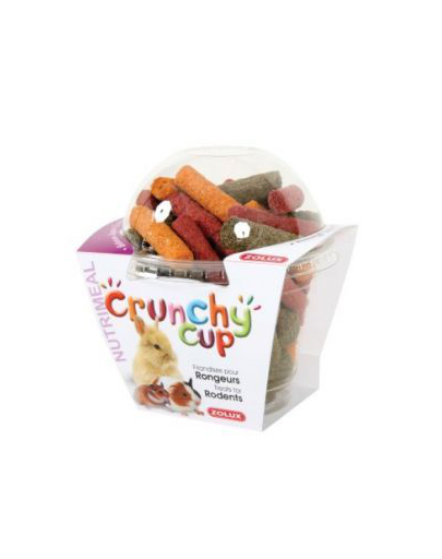 ZOLUX Crunchy Cup Sticks jutalomfalatok rágcsálóknak Lucerna-répa-cékla 180 g