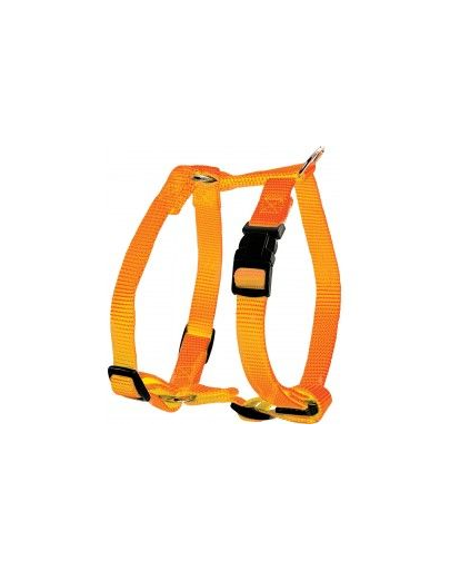 ZOLUX Állítható, nylon hám  10 mm szín narancssárga