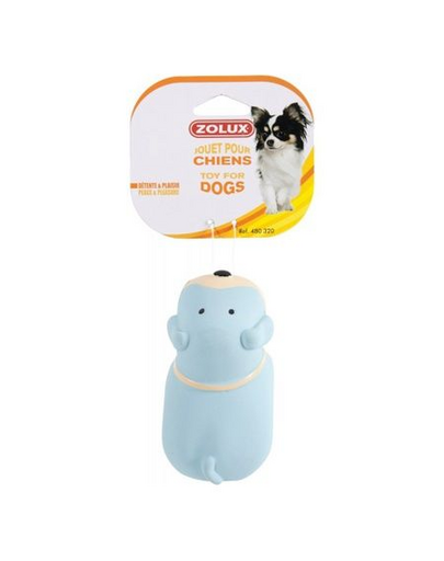 ZOLUX Latex játék kutya 11 cm, különböző minták és színek