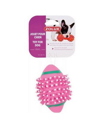 ZOLUX Gumi játék labda nyúlványokkal 10 cm