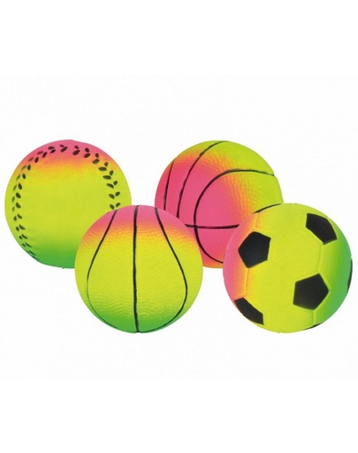 TRIXIE Neon labda puha gumiból, 24 db-csom 5,5 cm úszó