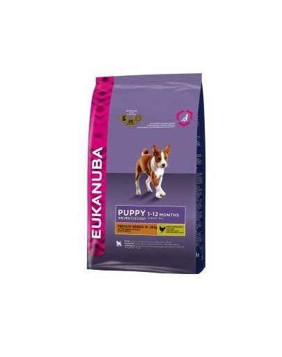 EUKANUBA Puppy - junior medium 15 kg