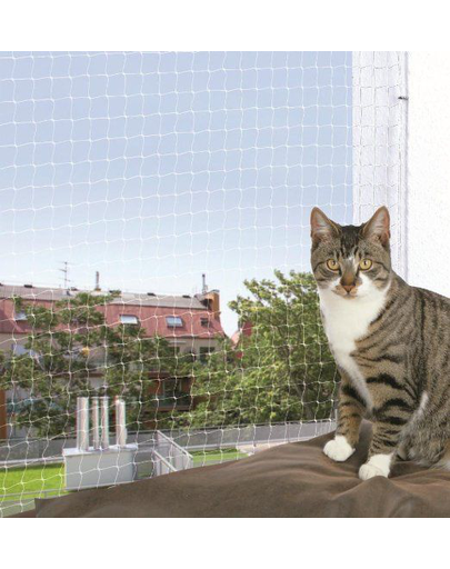 TRIXIE Háló macskáknak 75 x 2 m átlátszó