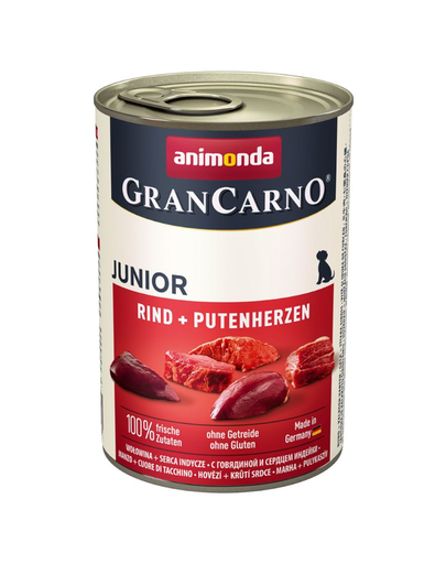ANIMONDA Grancarno Konzerv 800 g junior, marhahús + pulykaszív