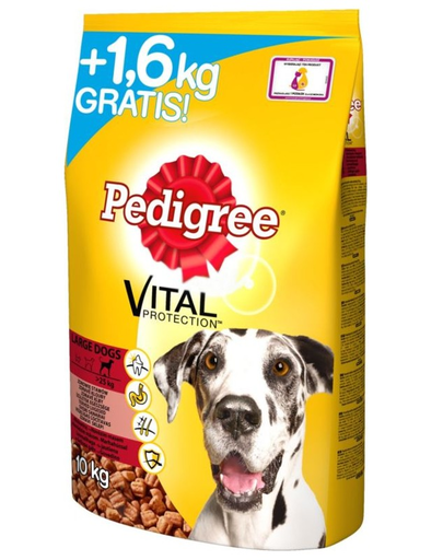 PEDIGREE marhahús nagy méretű kutyáknak 84kg + 16kg