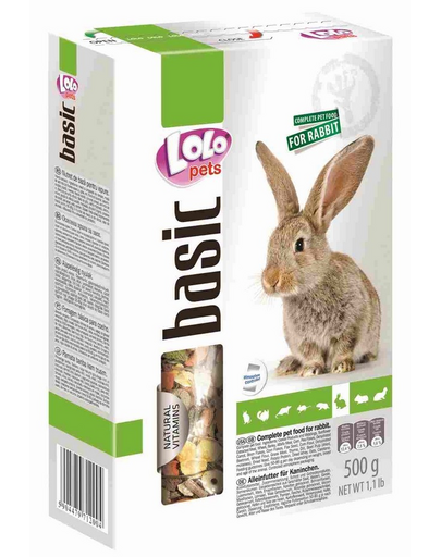 LOLO PETS Eledel nyulaknak 0,5kg