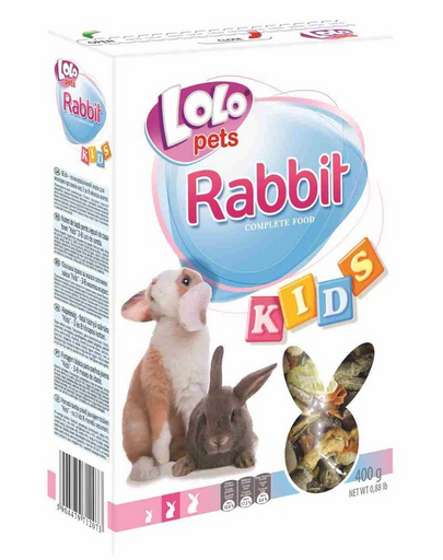 LOLO PETS Eledel nyulaknak - Kids 0,4kg