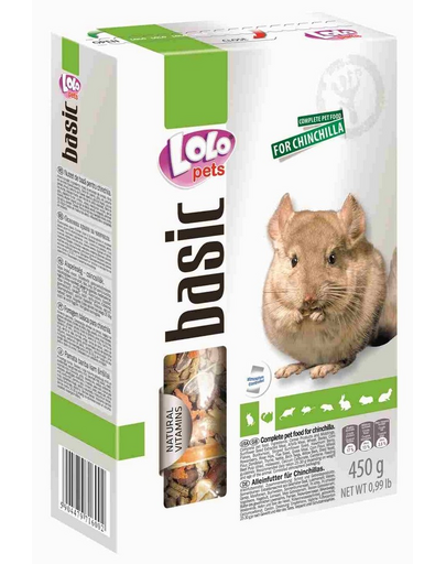 LOLO PETS Eledel csincsilláknak 0,45kg