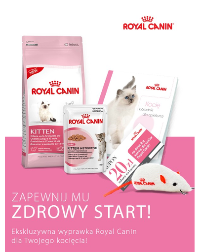 ROYAL CANIN Kezdő csomag kismacskáknak + kupon 20PLN táphoz