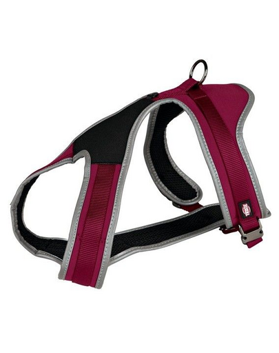 TRIXIE Hám sétához Experience, S–M: 35–60 cm-15 mm, vörösbor