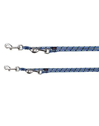 TRIXIE Állítható póráz Mountain Rope, L–XL: 200 M-13 mm, kék-zöld