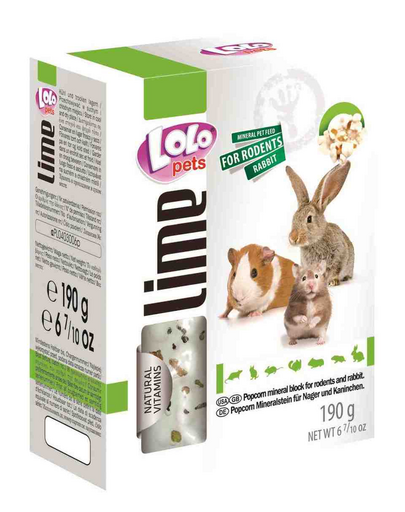 LOLO PETS Kocka rágcsálóknak XL -pattogatott kukorica