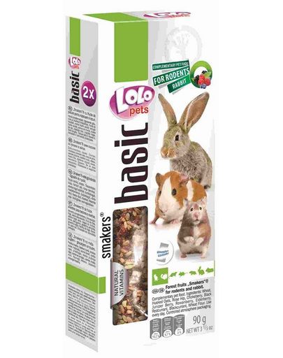 LOLO PETS Smakers erdei gyümölcsök rágcsálóknak és nyulaknak