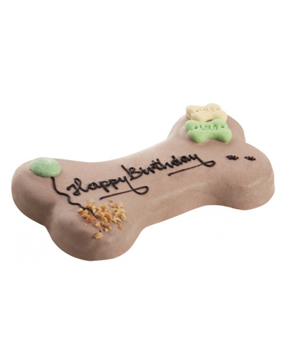 LOLO PETS Torta kutyáknak "Happy Birthday" diós - csokoládés