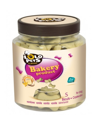 LOLO PETS Sütik kutyáknak csontok S vaníliás 210G