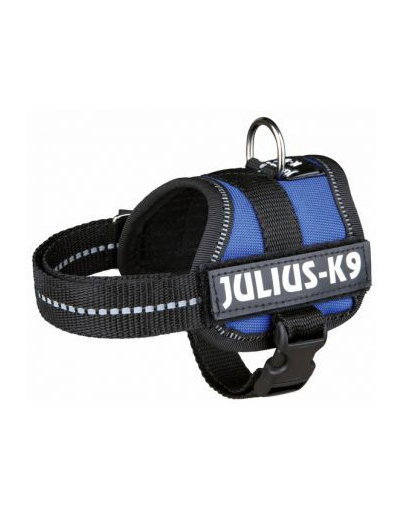 TRIXIE Hám Julius-K9 , Mini-Mini-S: 40–53 cm, kék