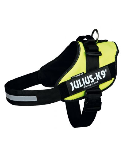 TRIXIE Hám Julius-K9 Idc , Baby 1-XS: 29–36 cm, neon sárga