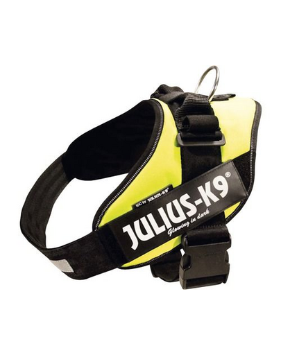 TRIXIE Hám Julius-K9 Idc , 4-XL: 96–138 cm, neon sárga