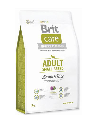 BRIT Care Adult Small Breed Lamb & Rice 3 kg