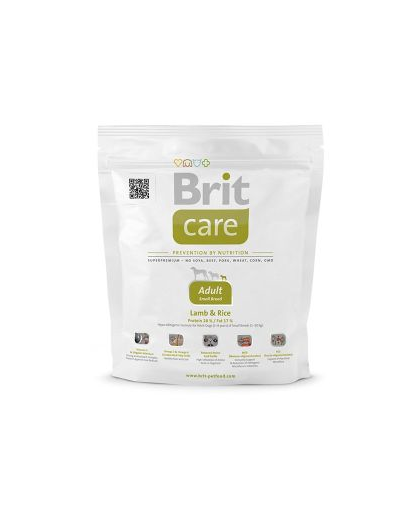 BRIT Care Adult Small Breed Lamb & Rice 1 kg