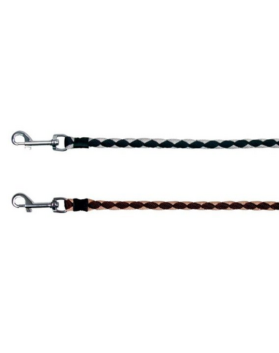 TRIXIE Póráz "Cavo", L-XL, 1 M, O 18mm, fekete-Ezüst
