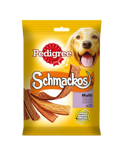 PEDIGREE Jutalomfalat kutyáknak Schmackos Multi 172 g