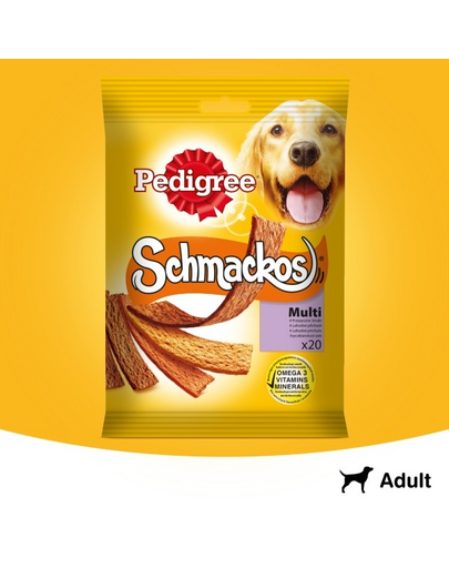 PEDIGREE Jutalomfalat kutyáknak Schmackos Multi 172 g