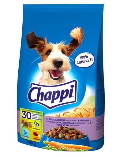 CHAPPI Három féle hússal 05 kg