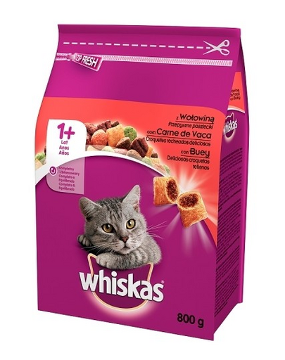 WHISKAS Adult marhahús 14kg