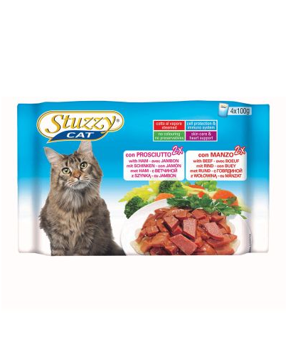 STUZZY Multipack 2 X sonka I 2 X marhahús (100G X4)